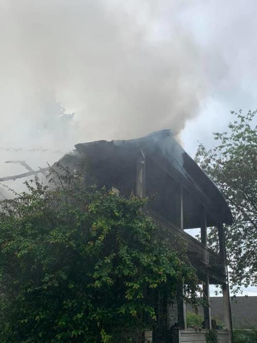 Sunday fire in Rainier