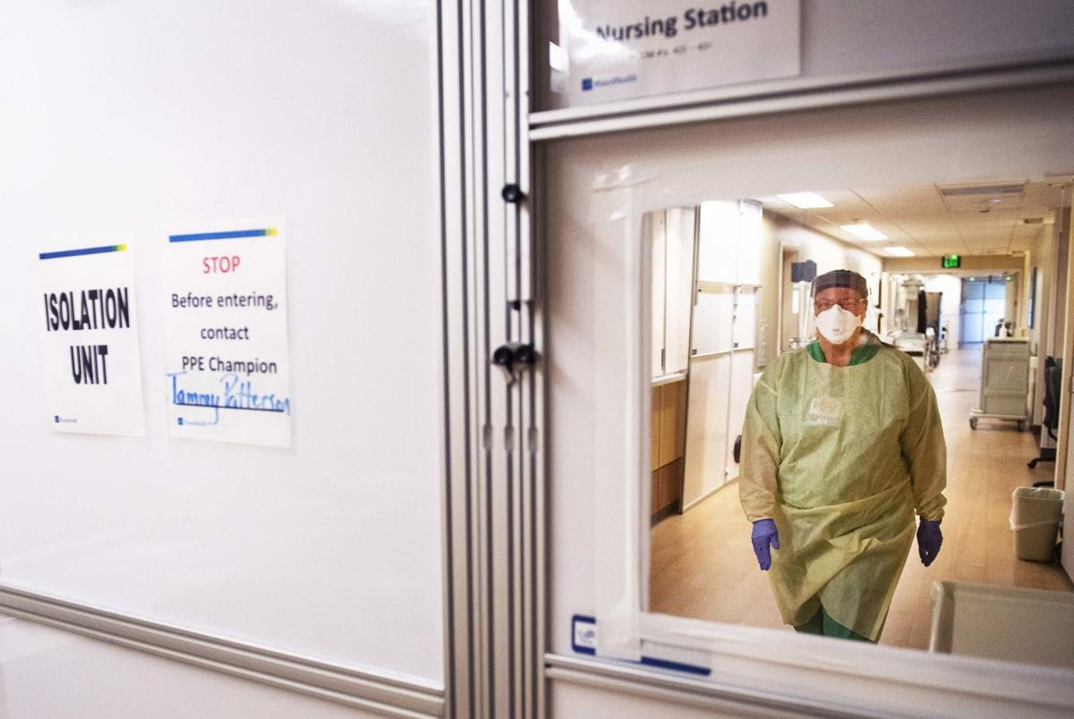 PeaceHealth St. John COVID-19 unit
