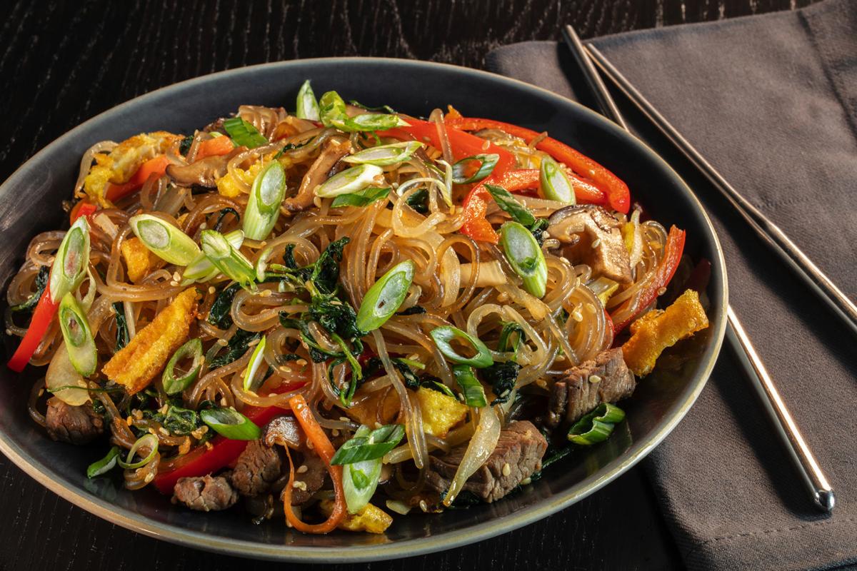How to make japchae, the classic Korean noodle and vegetable dish
