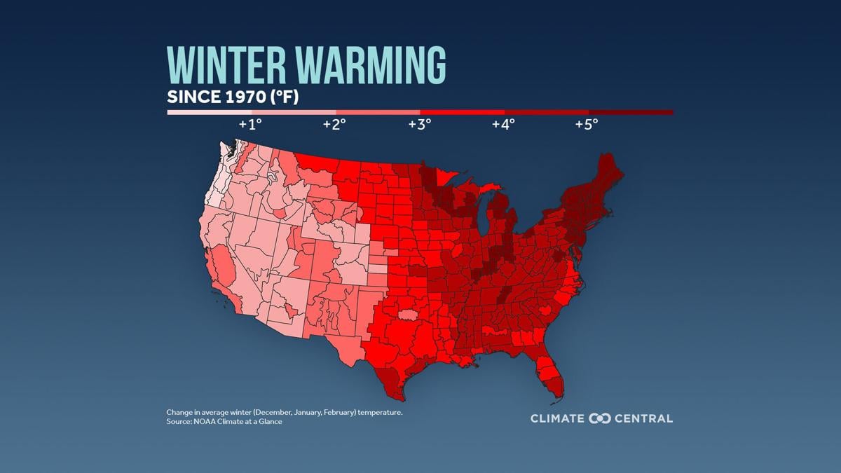 This is what it looks like as winter blasts the US into a deep freeze