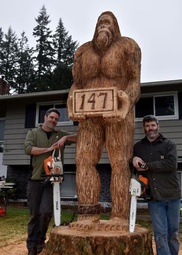 Carving Bigfoot