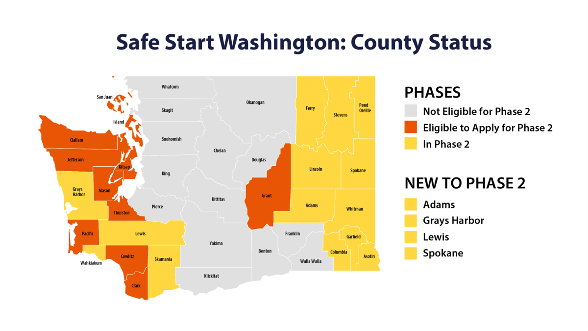 Safe Start Washington county status