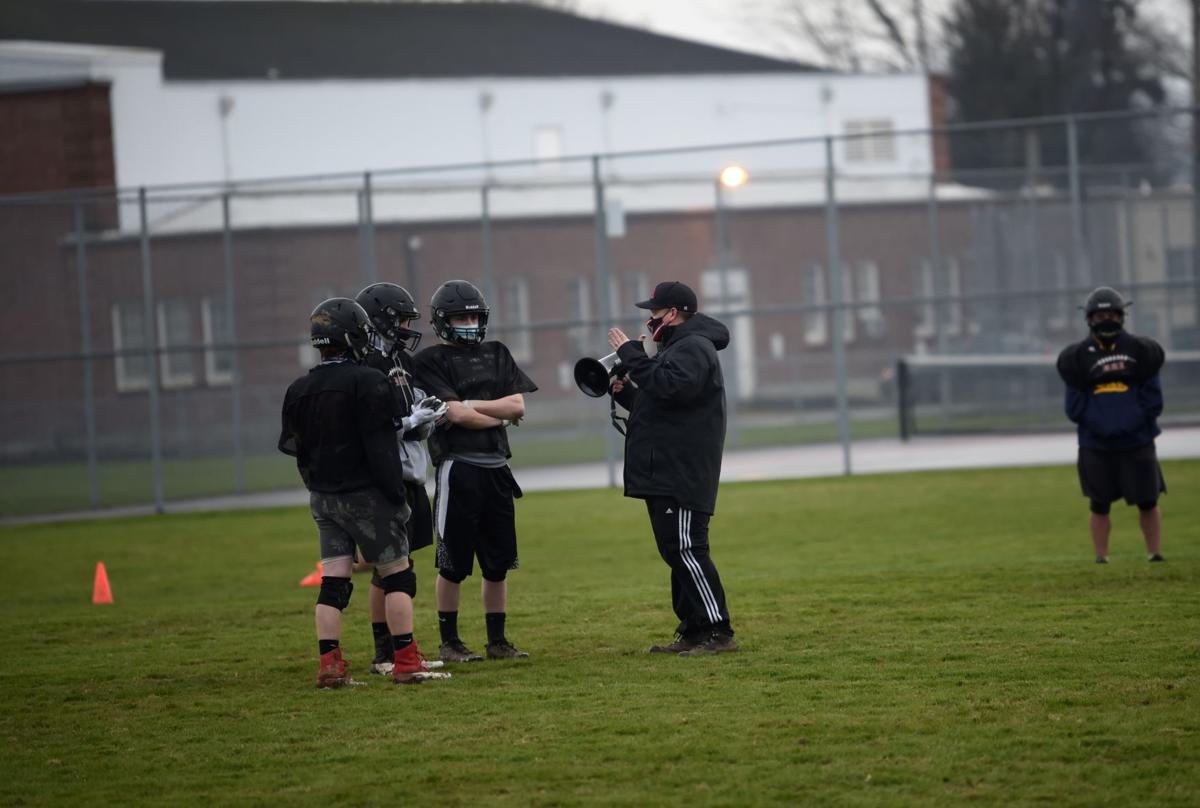 Coach Barker and the kids
