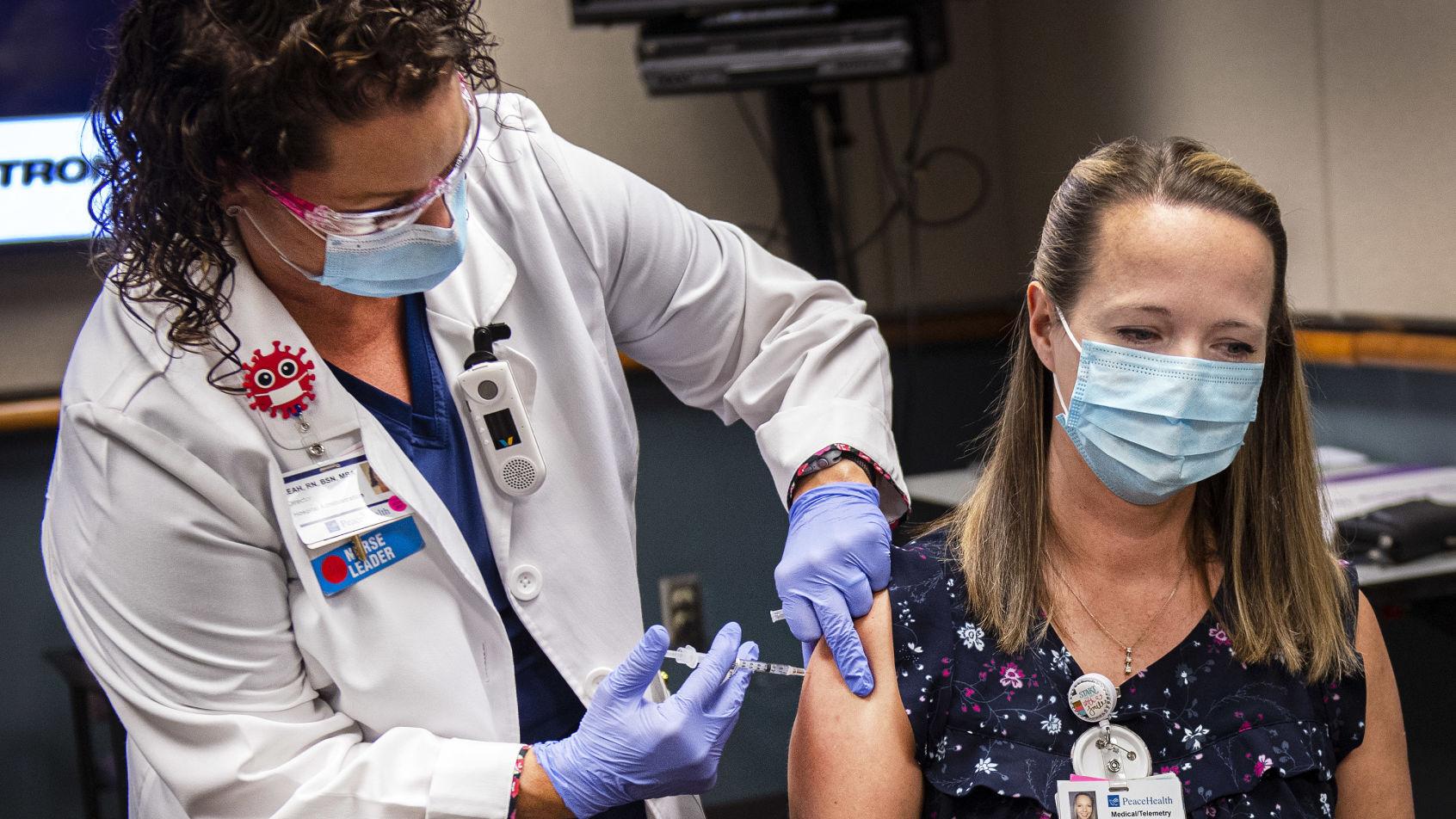 PeaceHealth caregivers get first COVID-19 vaccine doses in Cowlitz County - Vimarsana News