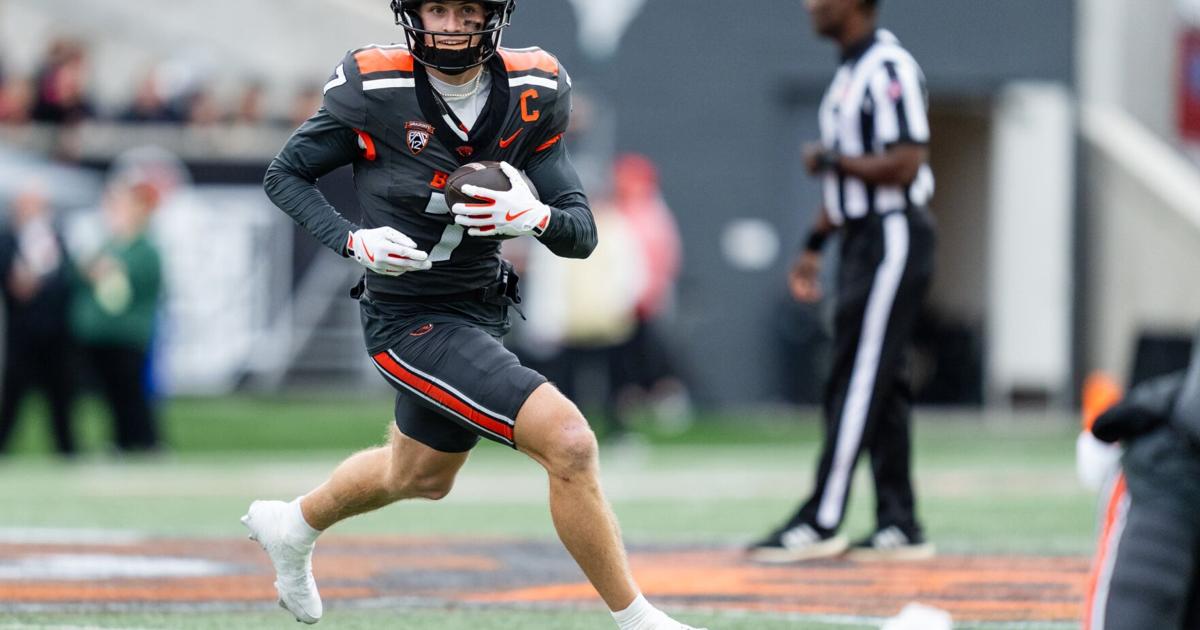 Oregon State football prepares to face former receiver Trent Walker - Longview Daily News