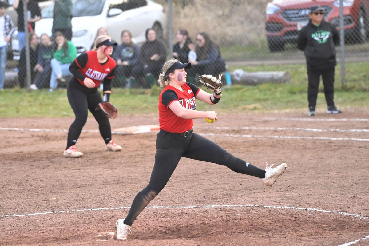 OSAA High School Softball Clatskanie battles back to split double dip