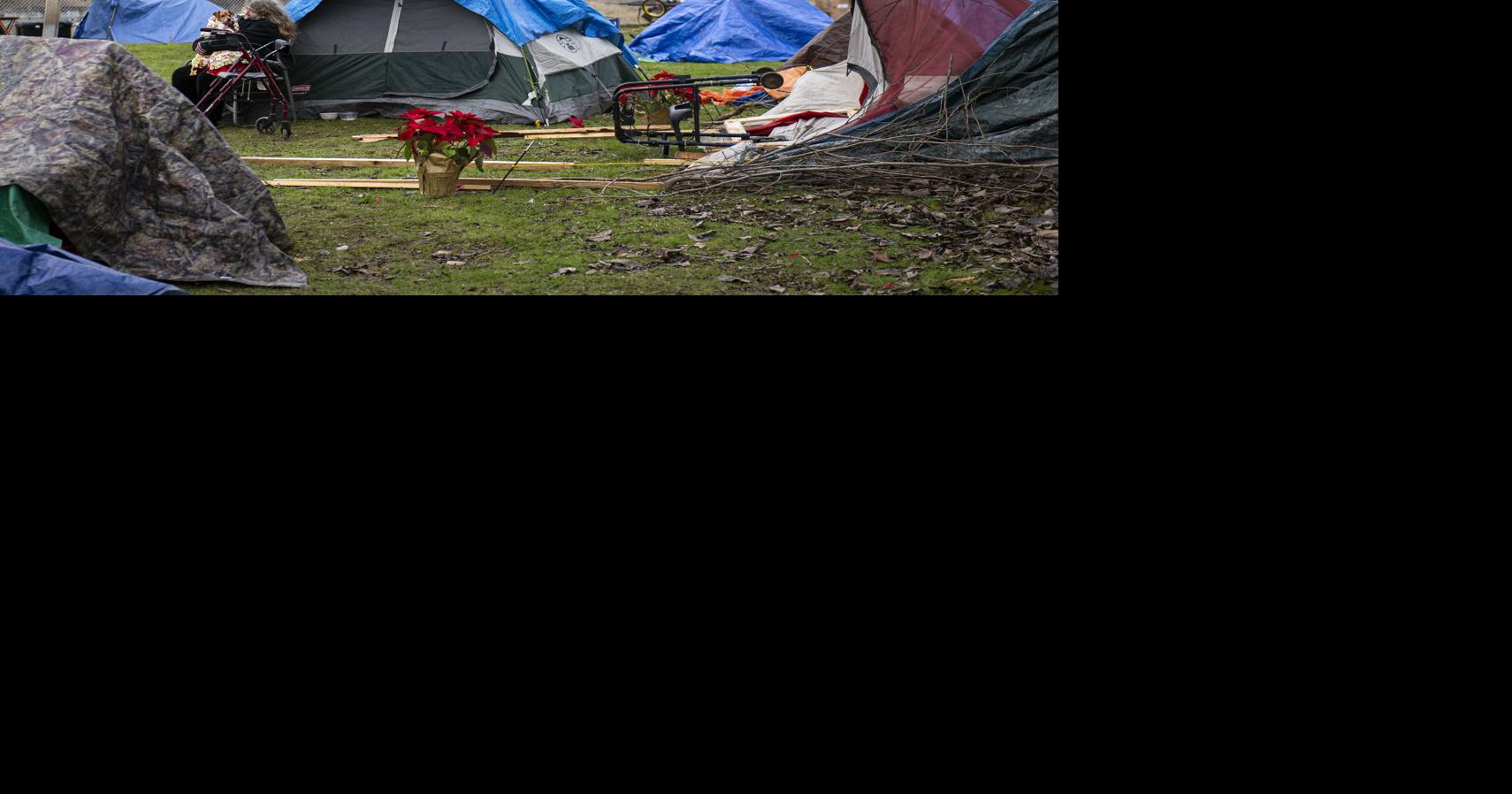 Homeless campers move from City Hall to designated Alabama Street site