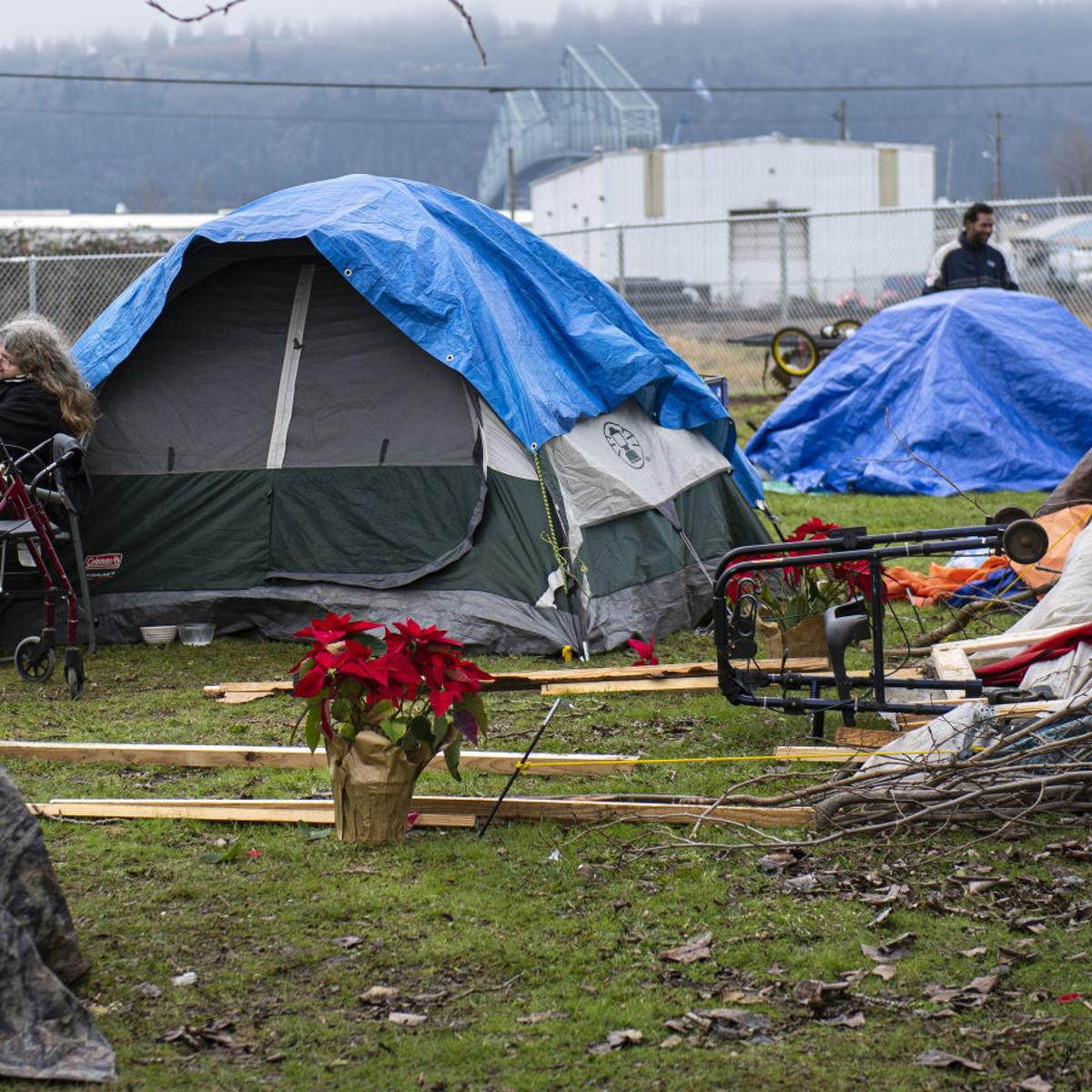 homeless campers move from city hall to