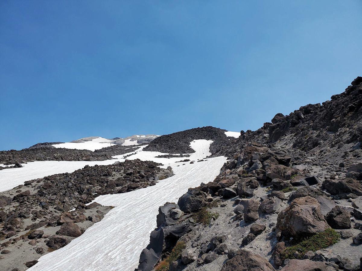 Mount St. Helens snow melt