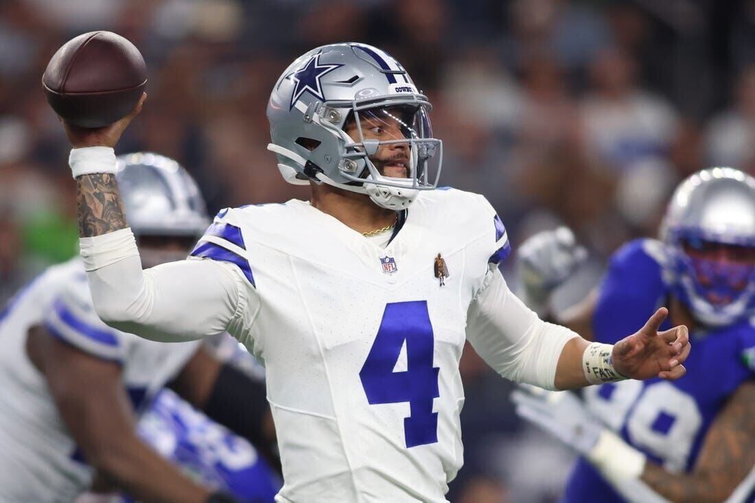 Dak Prescott throws for 3 TDs, Cowboys extend home win streak to 14 with  41-35 win over Seahawks