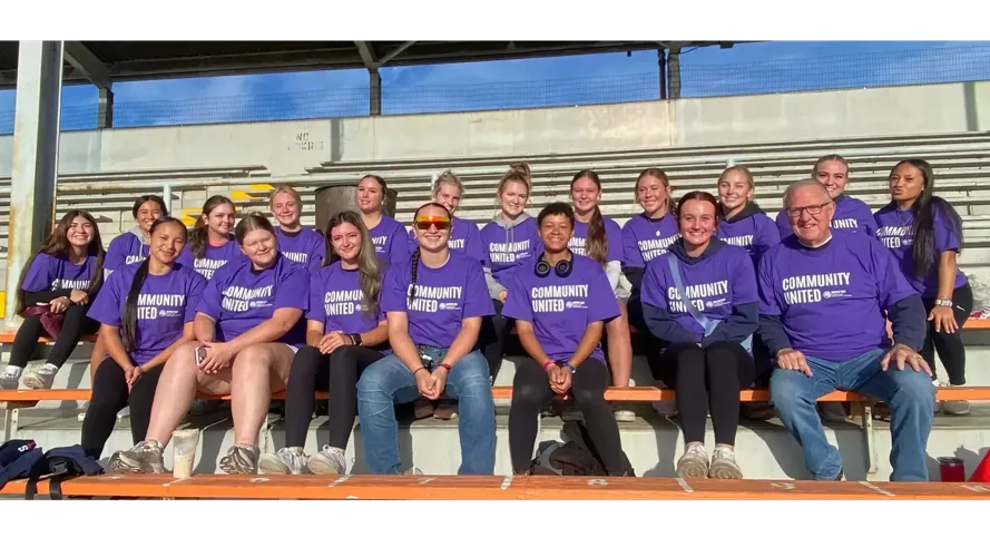 Red Devil Softball Serves at Day of Caring