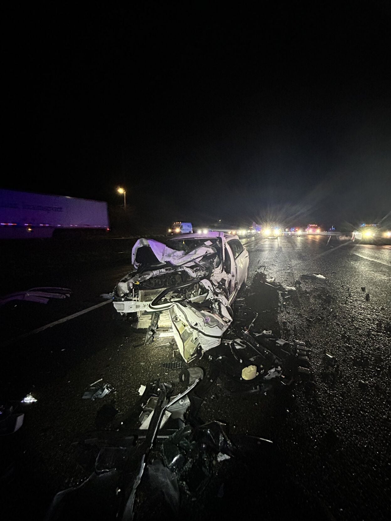 Northbound I-5 in Castle Rock reopens after wreck