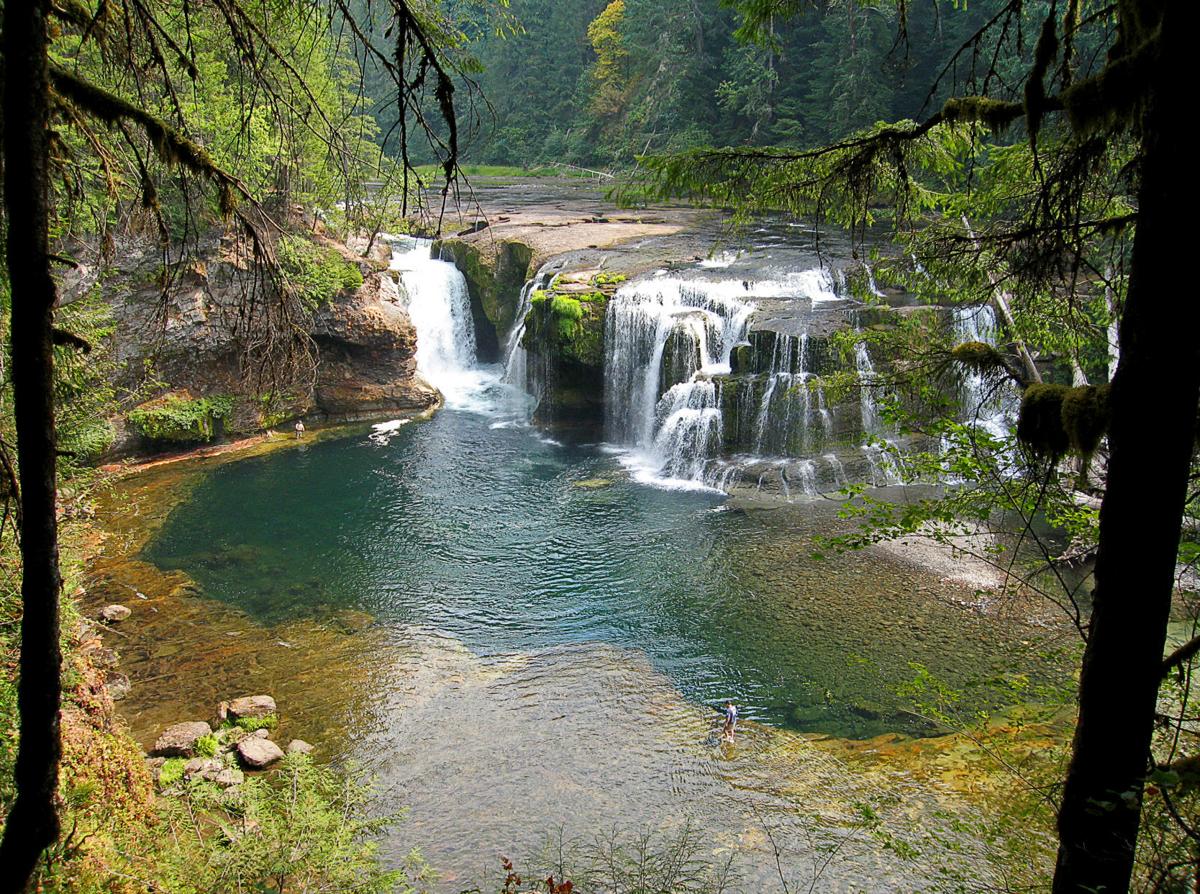 Visitors trampling popular Gifford Pinchotarea waterfall