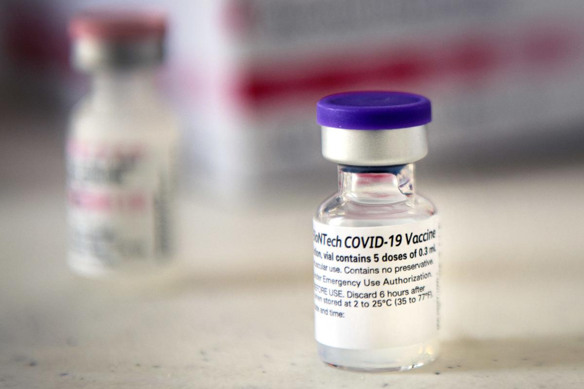 Pfizer-BioNTech COVID-19 vaccine vial