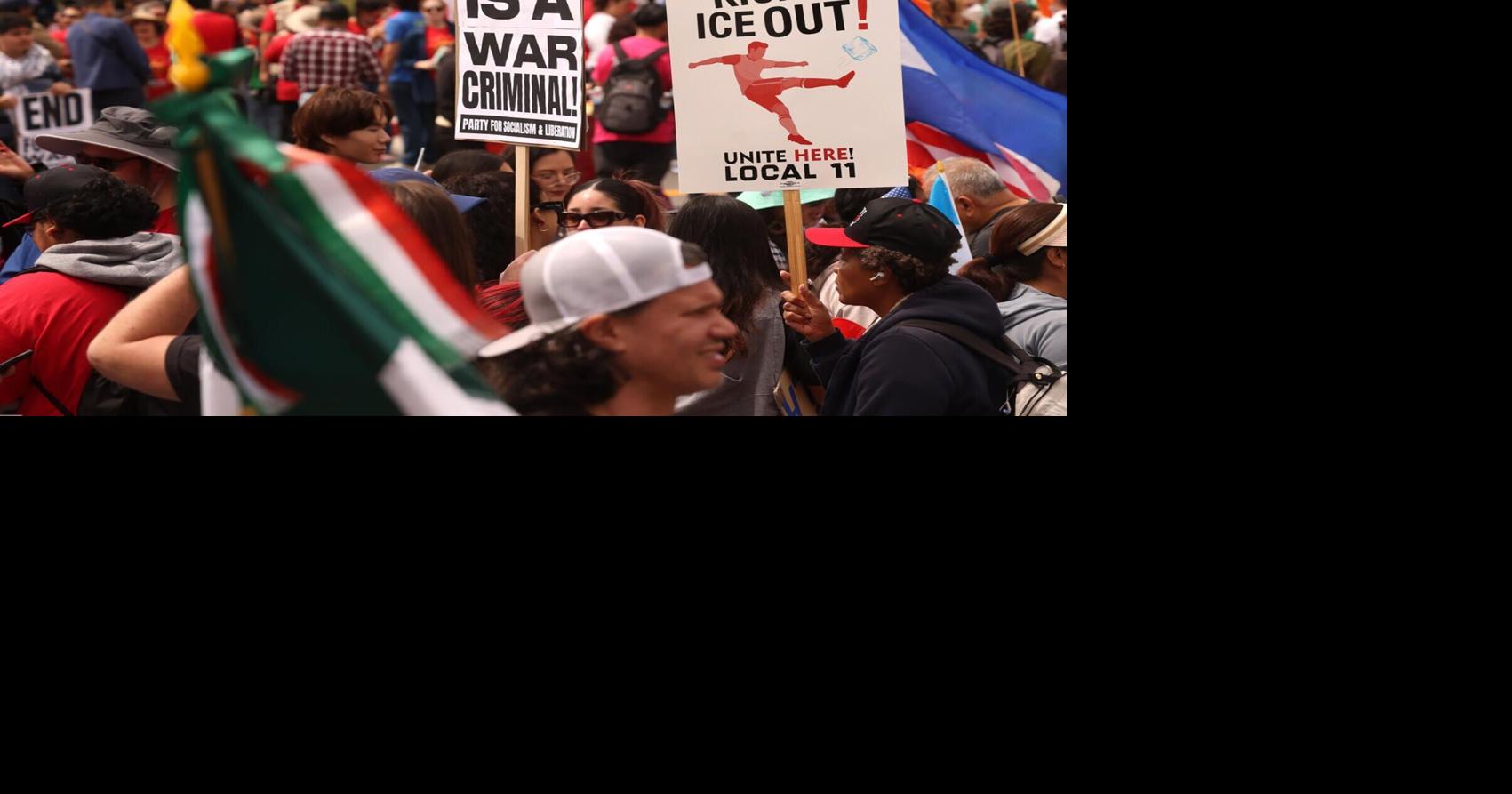 SoFi Stadium workers threaten to strike if ICE isn't banned from World Cup games
