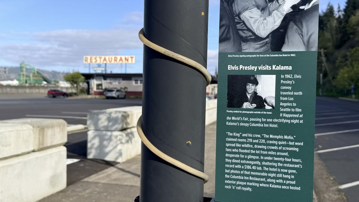Kalama history signs detail Elvis visit, record flood, more