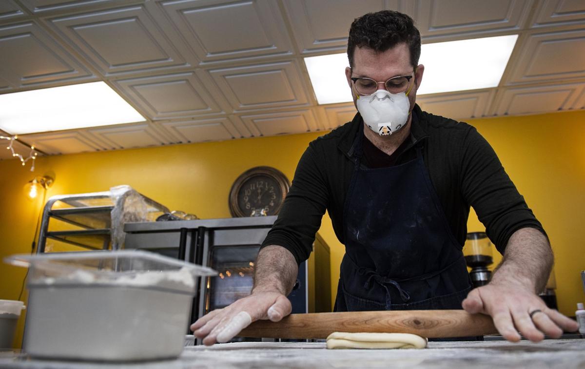 Rolling out dough