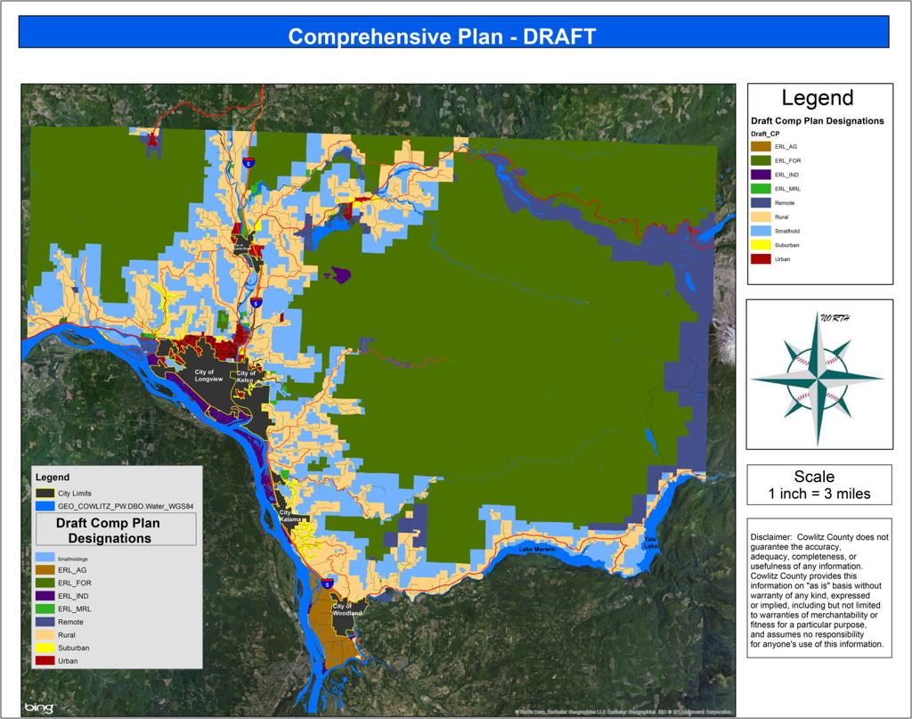 Cowlitz County Parcel Map Cowlitz County To Update 41-Year-Old Land Use Plan | Local | Tdn.com