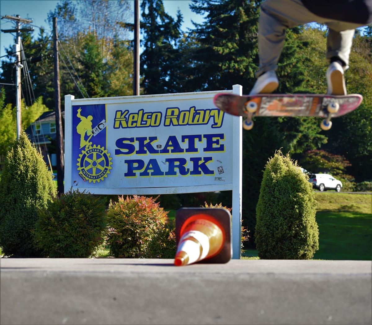 Flight of the living shred Kelso Skate Park draws a crowd during