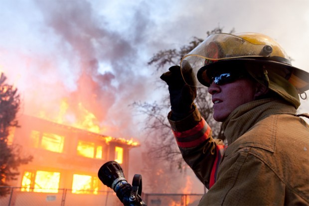 Second Maple Terrace burn