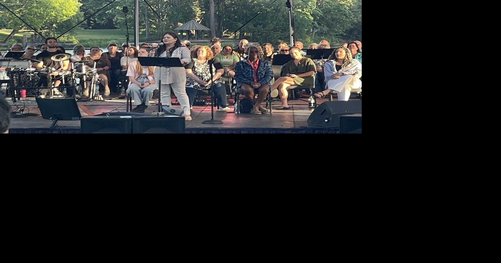 Locals sing, pray at Longview lake after Nippon tragedy