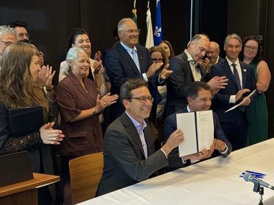 Washington, California and Québec sign carbon market agreement, setting the stage for historic climate partnership