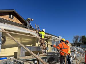 Hundreds volunteer for Jehovah’s Witnesses hall remodel in Longview