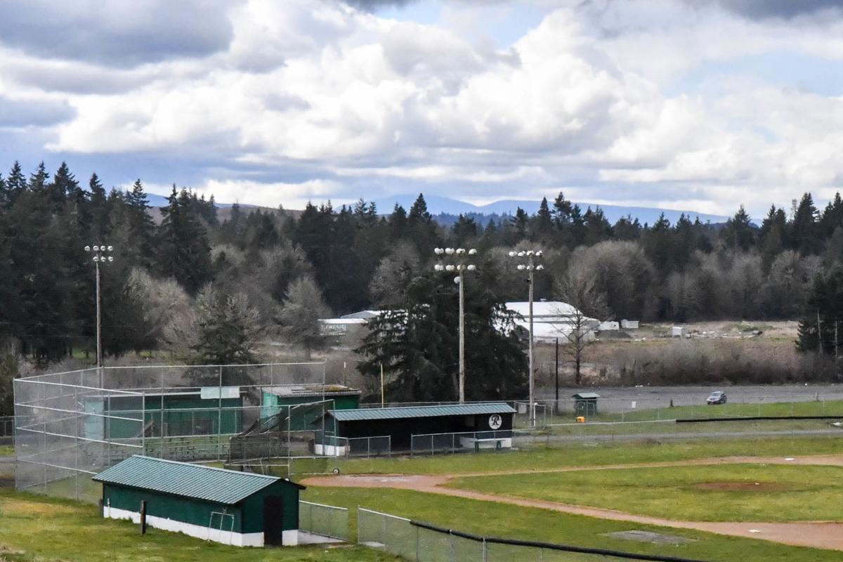 Empty Rainier field stock