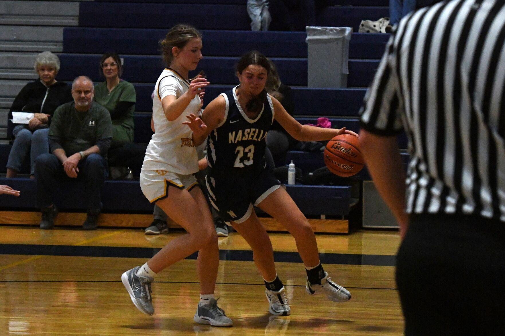 1B High School Girls Basketball Naselle freshman Katyryniuk lands on