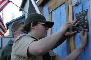 Kelso Boy Scout builds food pantry