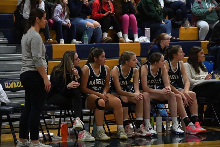 1B High School Girls Basketball Naselle’s balanced attack leaves Three