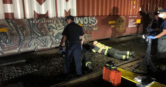 Man hit by train in Kelso in critical condition