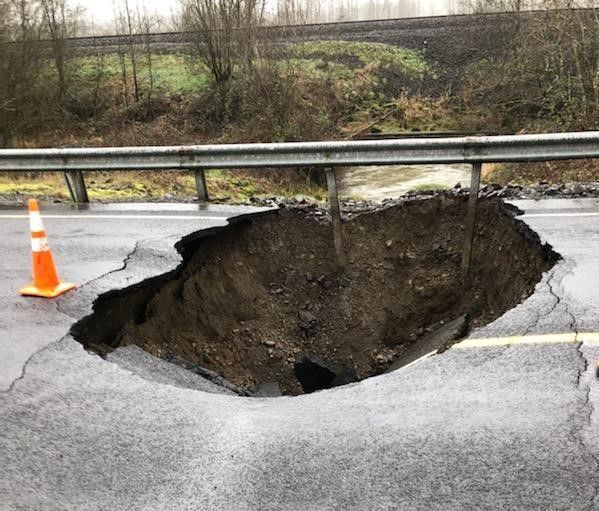 County commissioners OK temporary bridge to replace failed culvert on