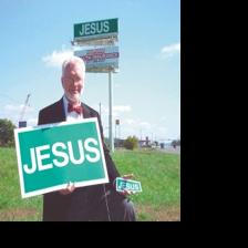Behind the billboard: Jesus signs are man's message to motorists
