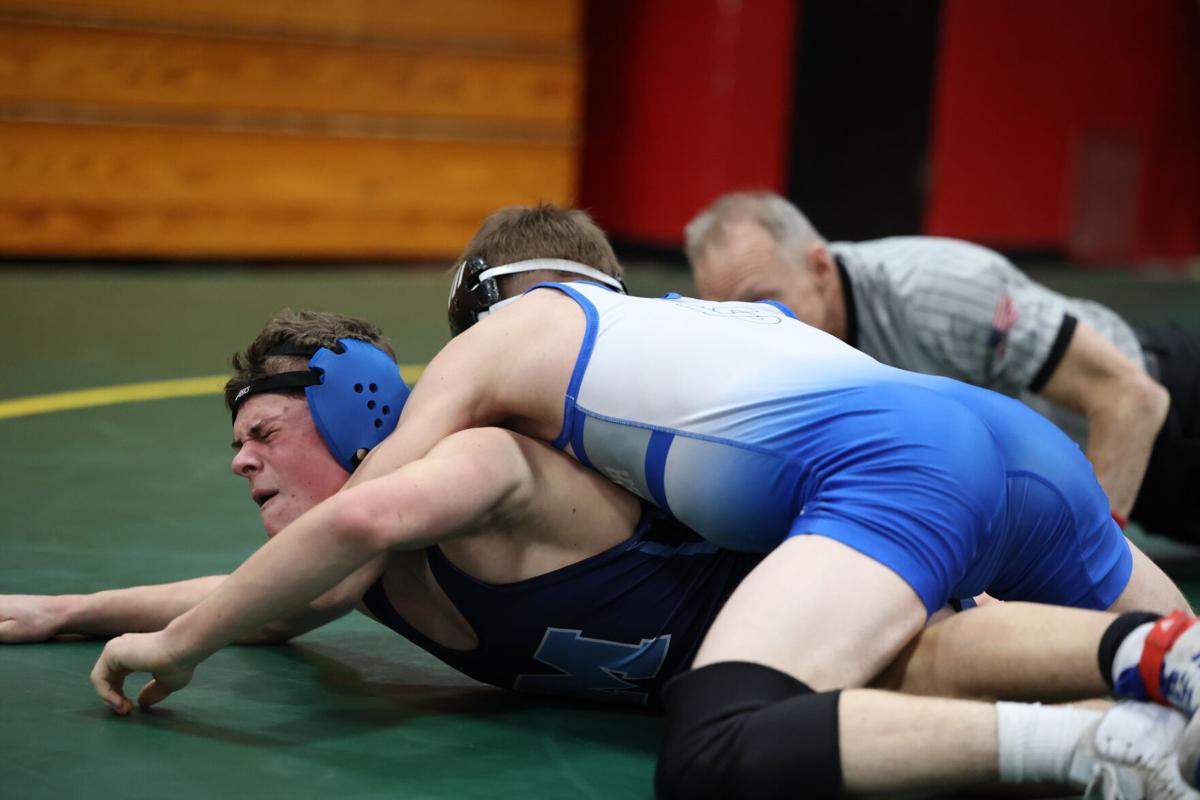 2A High School Wrestling Mark Morris places third at league championships