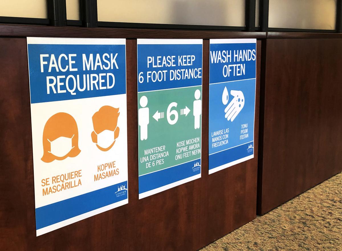 Coronavirus safety signs