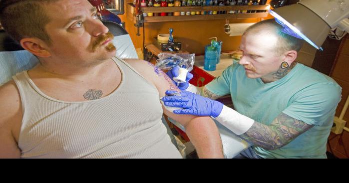 Photos: Omahans getting tattooed in the '90s