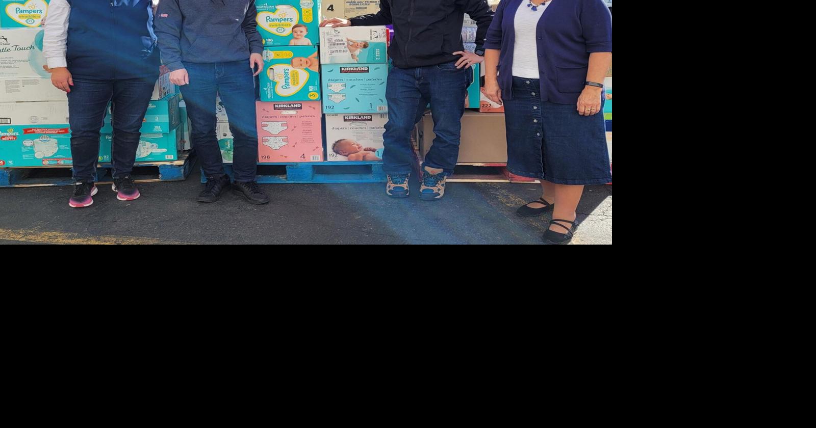 Nippon Dynawave donates diapers to Lower Columbia CAP