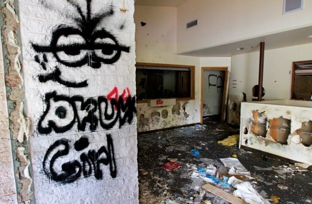 Vandalized juvenile center to be torn down