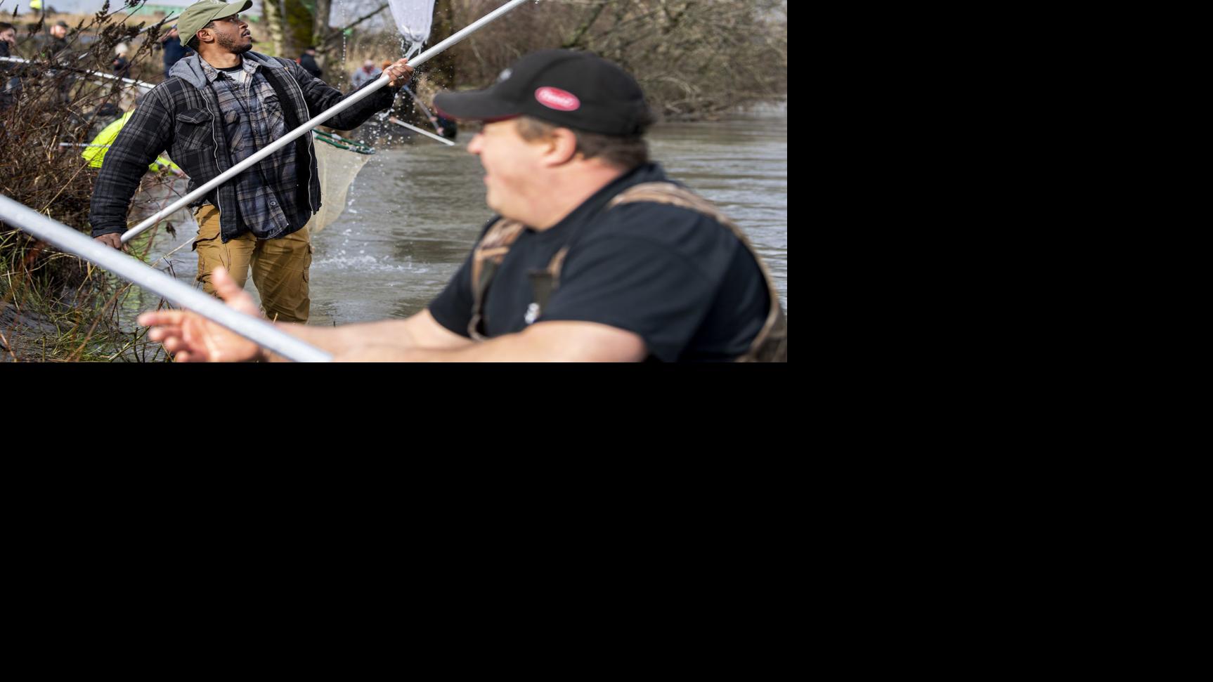 Hundreds Line Cowlitz River For Limited Smelt Fishery Friday