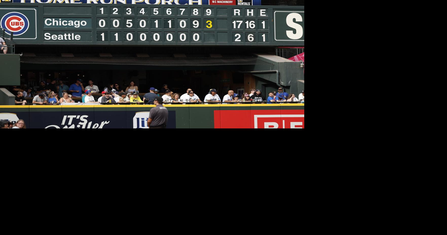 BASEBALL-MLB-SEA-CHC/