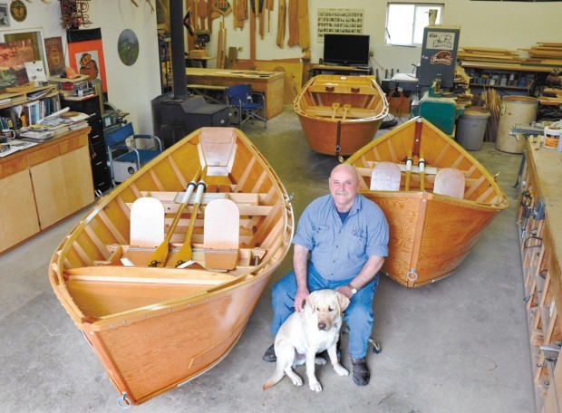 Steele again building traditional wooden river boats his ...