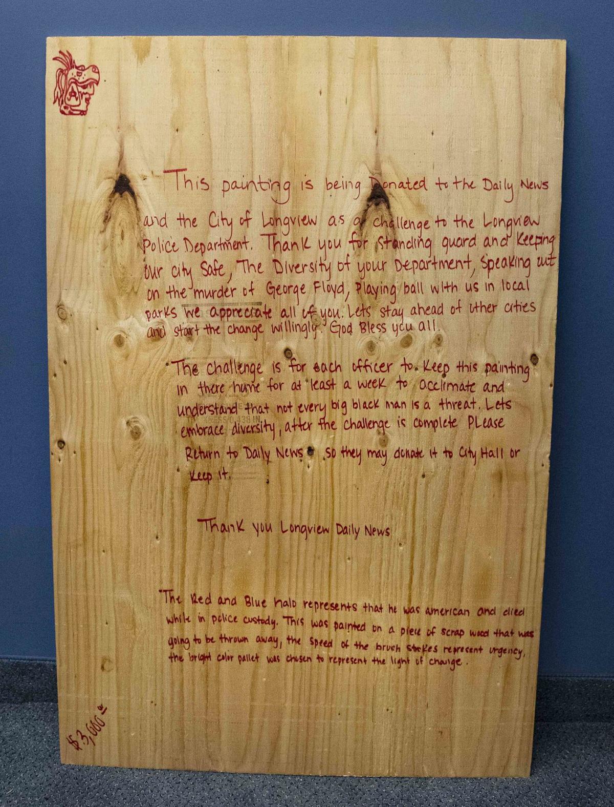 Longview Artist Makes Friendly Challenge To Local Police Local