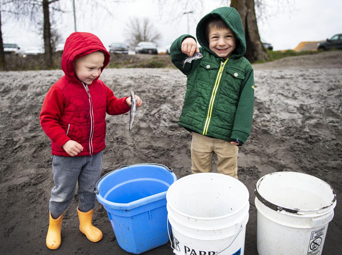 PHOTOS: People from across Pacific Northwest flock to Cowlitz River for one-day  smelt season