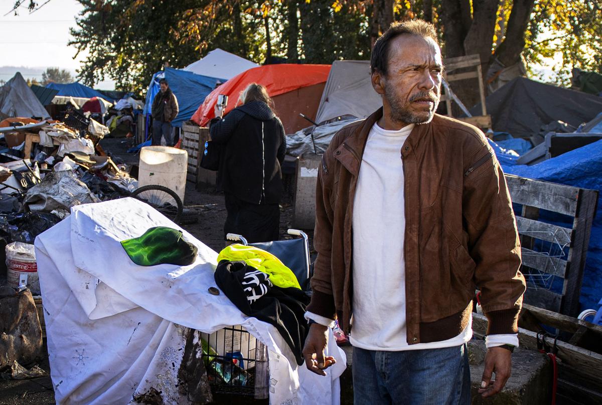 David Kelly at the Alabama Street camp