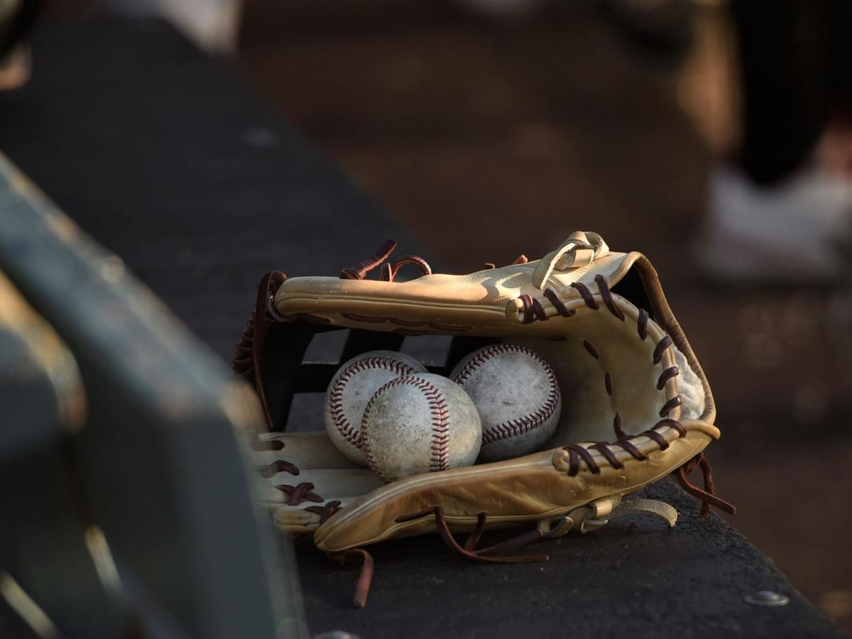 Baseball glove stock