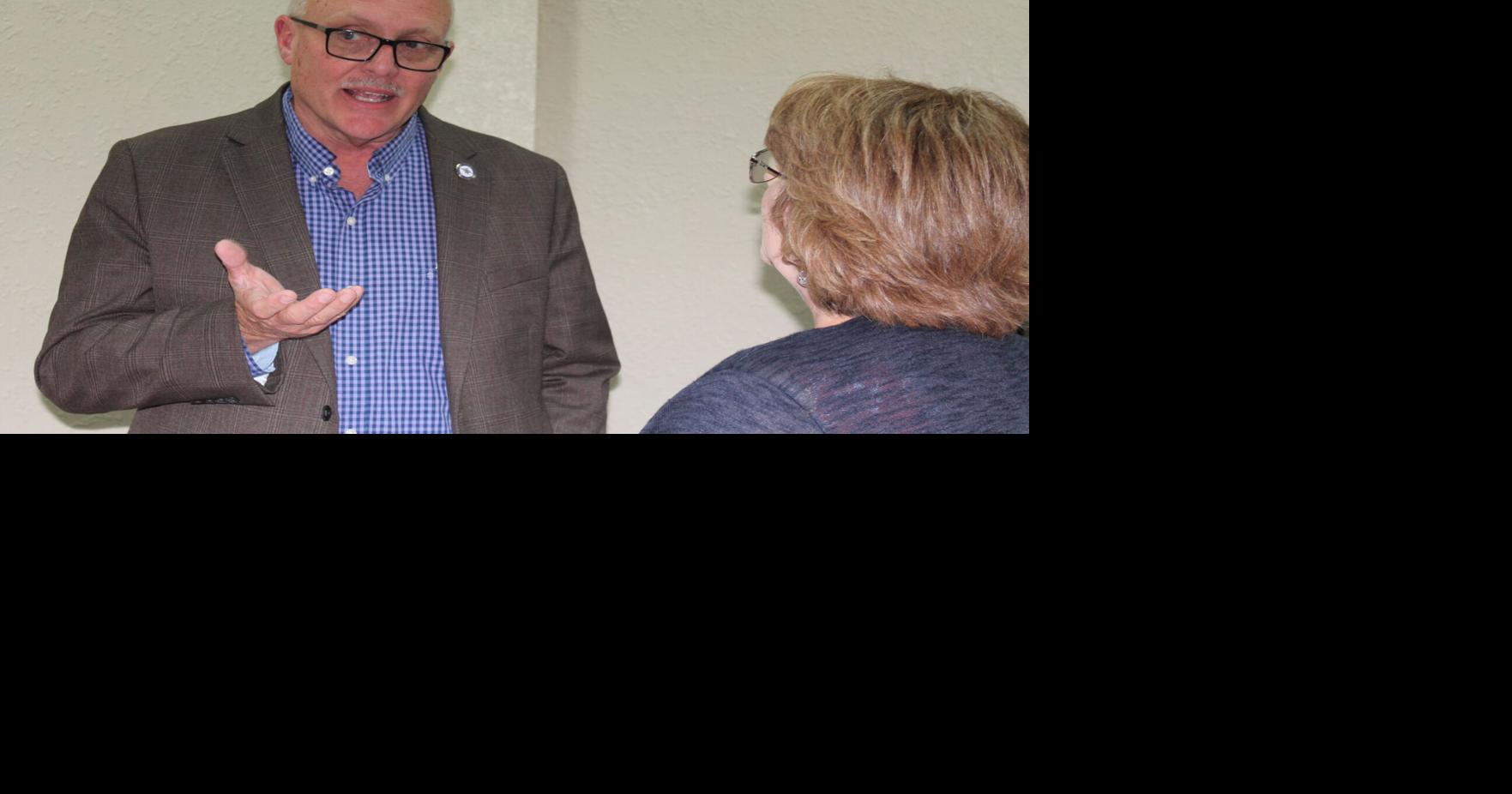 Gubernatorial candidate Fritts speaks in Kingston