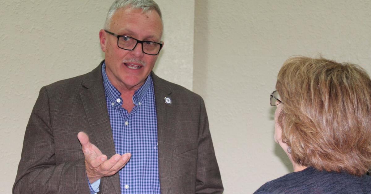 Gubernatorial candidate Fritts speaks in Kingston