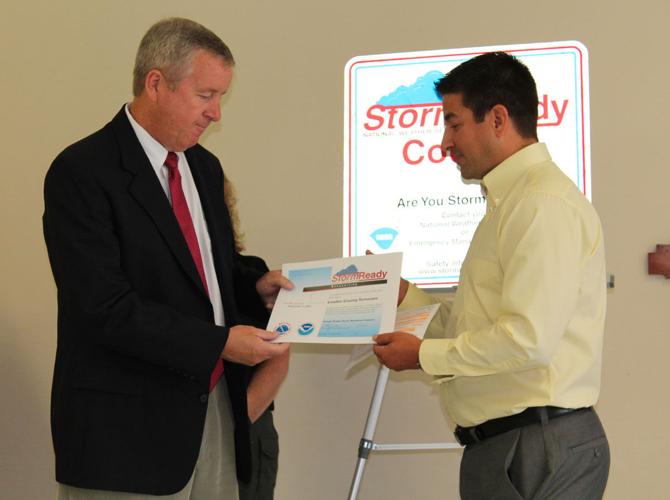 National Weather Service honors county