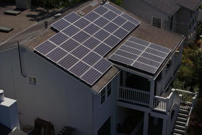 Solar panels have become far cheaper than physicist Amory Lovins anticipated, letting him and others generate electricity affordably on their own rooftops.
